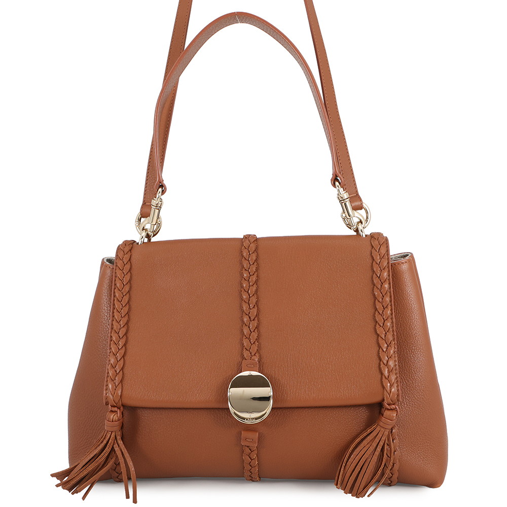 クロエ ショルダーバッグ ベネロペ ミディアム レザー CHC23US569K15247 Chloe 2way 【安心保証】 【中古】  クロエ バッグ レディース Chloe BAG