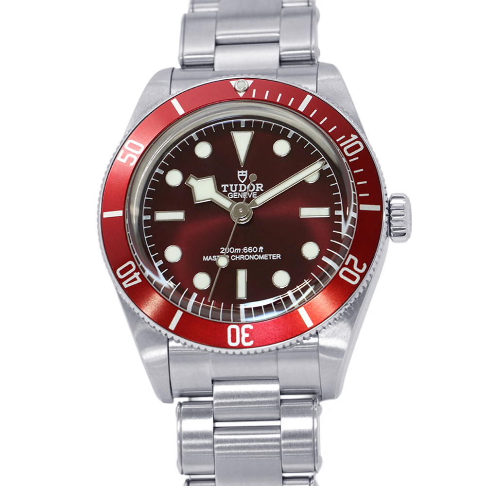 チュードル 黒いことベイ58 M7939A1A0RU-0002 TUDOR チューダー ウオッチ バーガンディ文字記号盤 【楽になること引きうける】 【中古】 チュードル 黒いことベイ TUDOR チュードル 中古 腕時計-メンズ腕時計