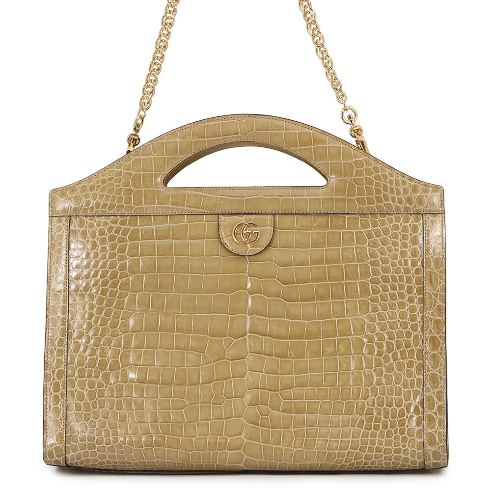 グッチ ハンドバッグ クロコダイル ダブルG 512957 GUCCI バッグ 2way チェーンショルダーバッグ 【安心保証】 【中古】 グッチ バッグ レディース GUCCI BAG