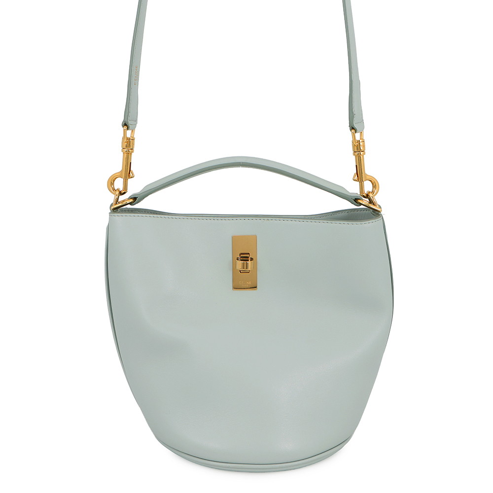 セリーヌ ハンドバッグ ティーンバケット 16 セーズ カーフレザー 197573CR4 CELINE 2way 【安心保証】 【中古】 セリーヌ バッグ CELINE BAG｜ブランド腕時計専門店タイムゾーン
