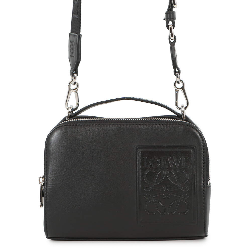 ロエベ ショルダーバッグ クロスボディ カメラバッグ ミニ サテンカーフレザー C565R41X05 LOEWE 黒 【安心保証】 【中古】 ロエベ バッグ メンズ LOEWE BAG 87,065円