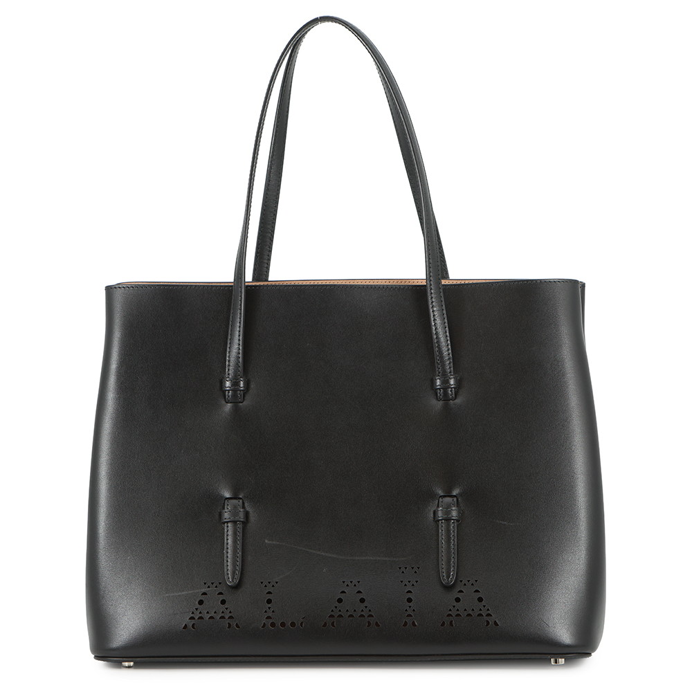 アライア トートバッグ レザー ALAIA 黒 【安心保証】 【中古】 アライア バッグ レディース ALAIA BAG