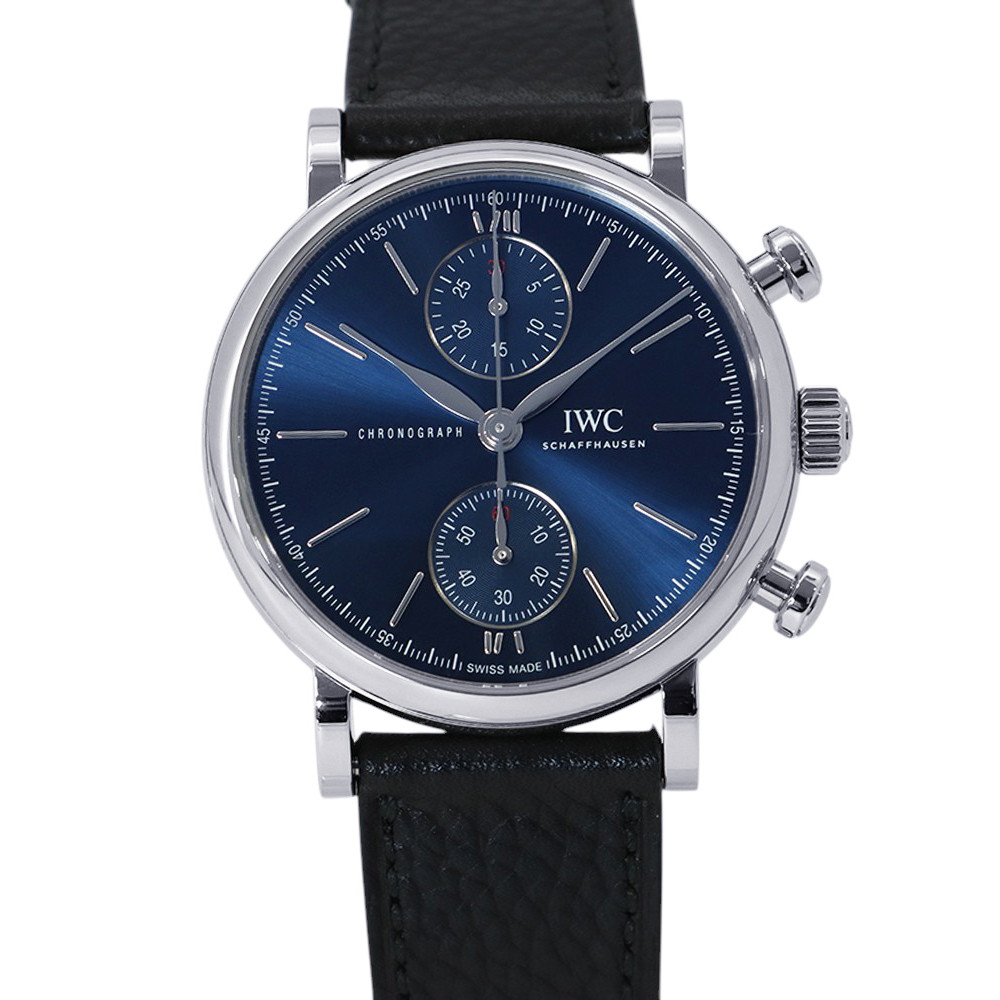 IWC ポートフィノ・クロノグラフ 39 ローレウス・スポーツ・フォー・グッド 世界1000本限定 IW391408 ブルー文字盤 【中古】 IWC ポートフィノ IWC 中古