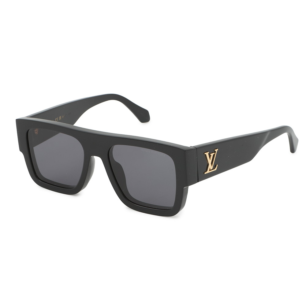 ルイヴィトン サングラス アセテート LVクラッシュ・スクエア 5419 155 Z2125E LOUIS VUITTON アイウェア 黒 ブラック 【安心保証】 【中古】 ルイ・ヴィトン サングラス メンズ LOUIS VUITTON