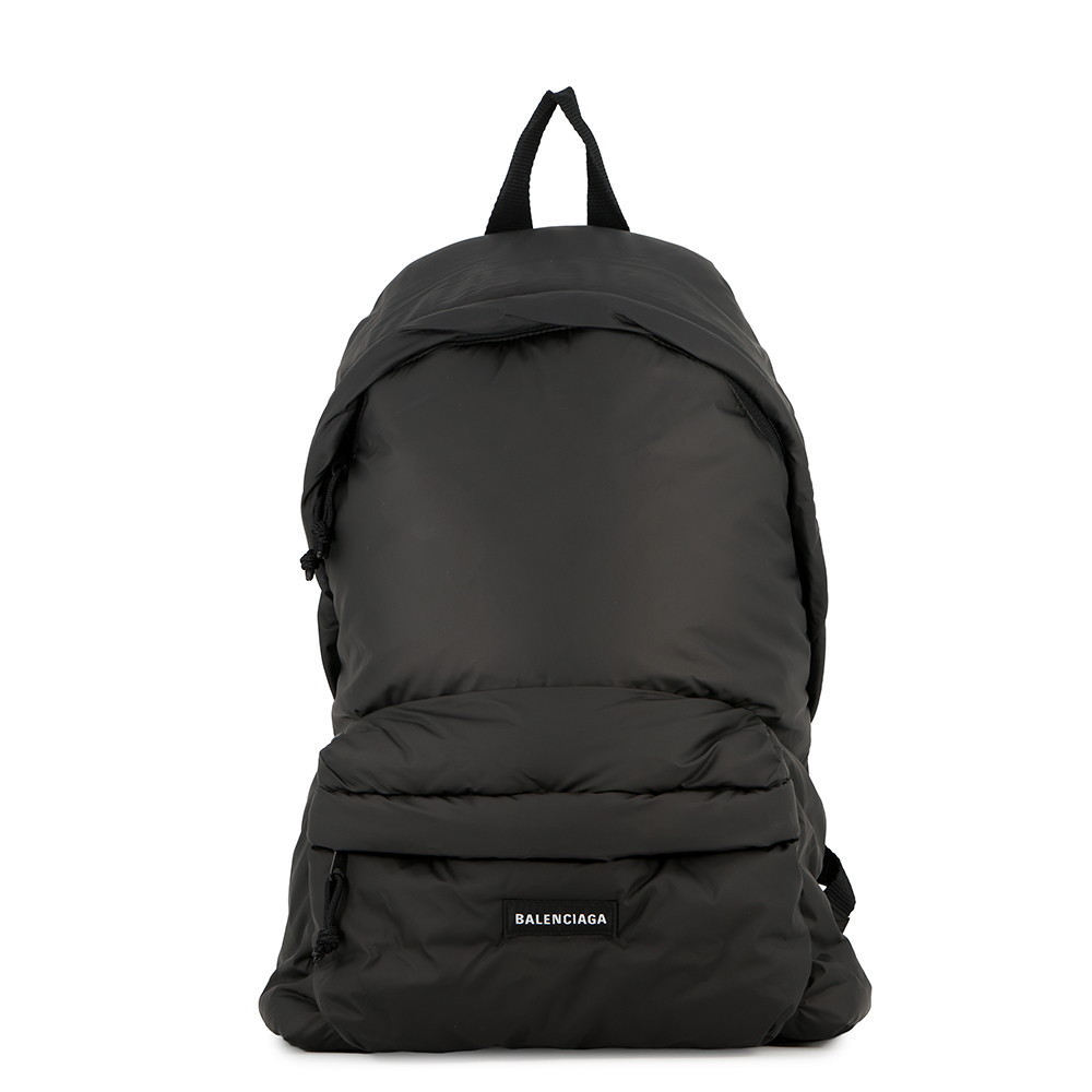 バレンシアガ 背嚢 ロゴタイプ ナイロン 503221 BALENCIAGA 背嚢 メンズ 黒 【楽になること引き受ける】 【中古】 バレンシアガ 御徒面子 BALENCIAGA BAG
