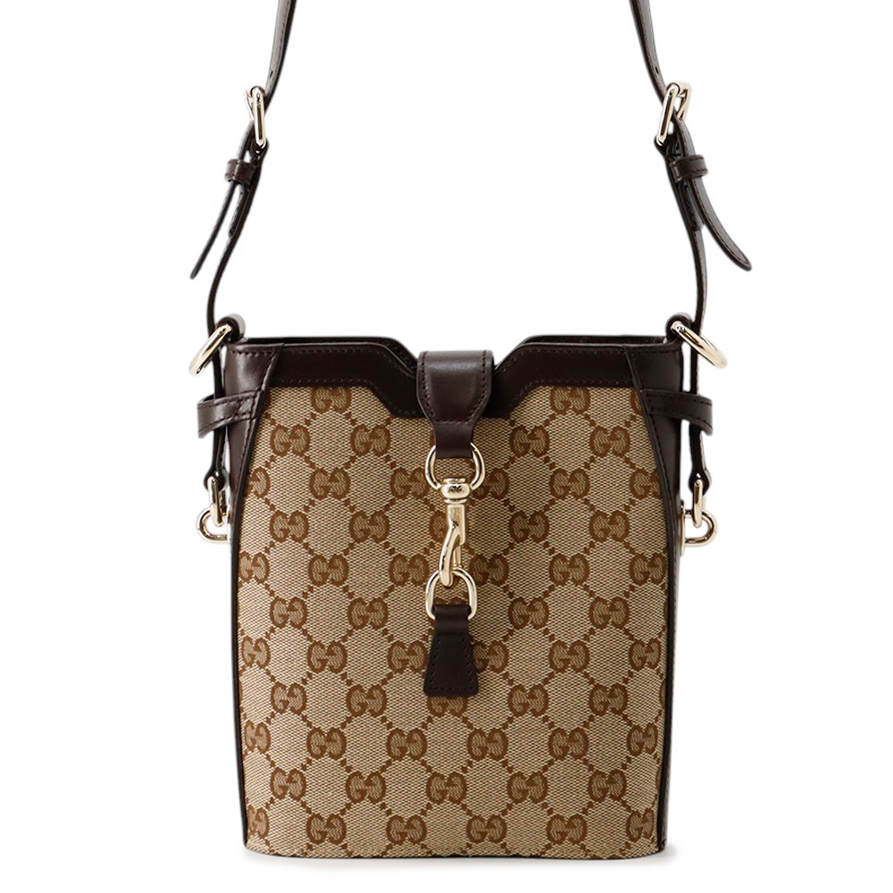 グッチ ショルダーバッグ ミニバケットバッグ GGキャンバス レザー 782919 GUCCI 【中古】 グッチ バッグ GUCCI BAG 89,925円