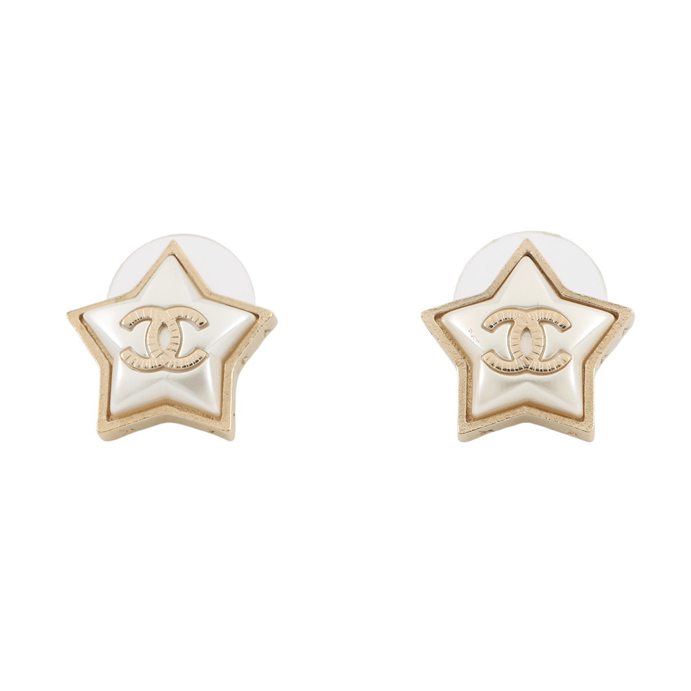 シャネル ピアス ココマーク スターモチーフ A17B A99139 CHANEL アクセサリー 【安心保証】 【中古】 シャネル ピアス CHANEL