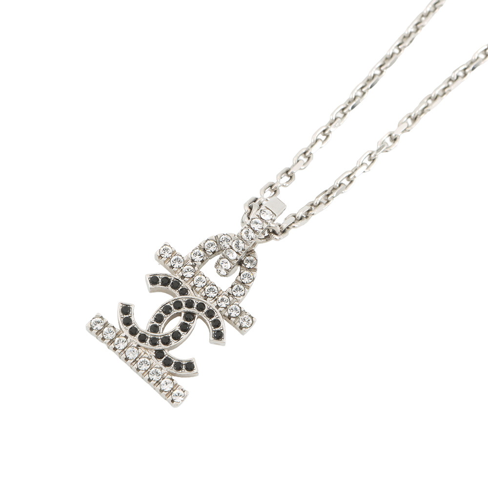 シャネル ネックレス ココマーク ラインストーン フェイクパール B22A AB8961 CHANEL アクセサリー 【安心保証】 【中古】 シャネル ネックレス CHANEL NECKLACE
