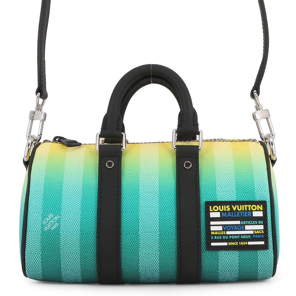 ルイヴィトン ハンドバック ダミエ・ストライプ キーポルXS M59949 LOUIS VUITTON 2ｗayショルダーバッグ 大売り出し品 【安全性のある引き受ける】 【中古】 ルイ・ヴィトン 御徒面子 LOUIS VUITTON BAG