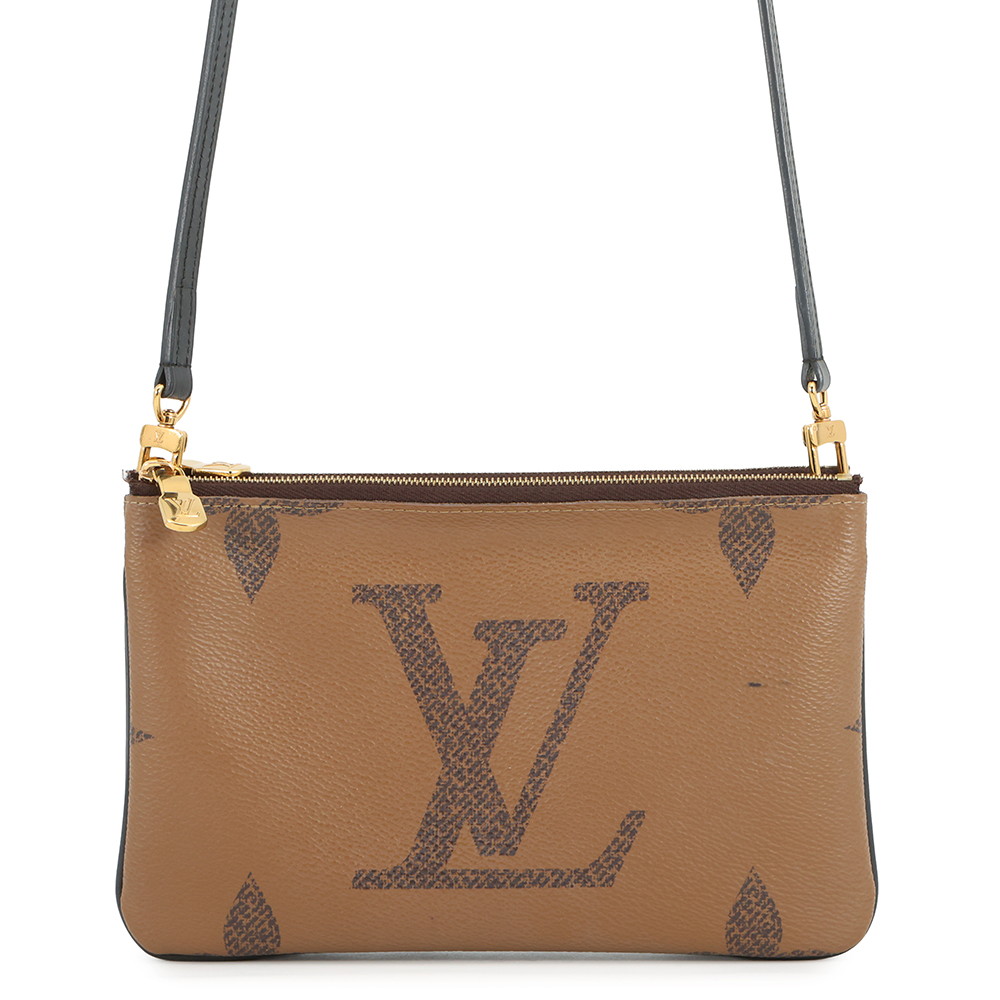 ルイヴィトン ショルダーバッグ モノグラム・巨大な生物 逆さま ポシェット・ドゥーブル ジップ M69203 LOUIS VUITTON 【楽になること引き受ける】 【中古】  ルイ・ヴィトン モノグラム 御徒面子 LOUIS VUITTON BAG
