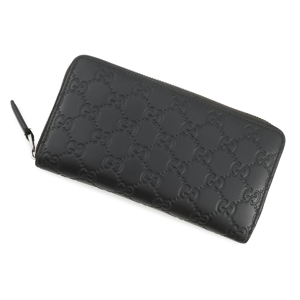 グッチ 長札入れ GGエン元締め ジップアラウンドウォレット 860868 GUCCI 札入れ ラウンドジッパー 黒 【楽になること引き請ける】 【中古】 グッチ 札入れ メンズ GUCCI WALLET 財布・ケース-メンズ財布-バッグ・小物・ブランド雑貨