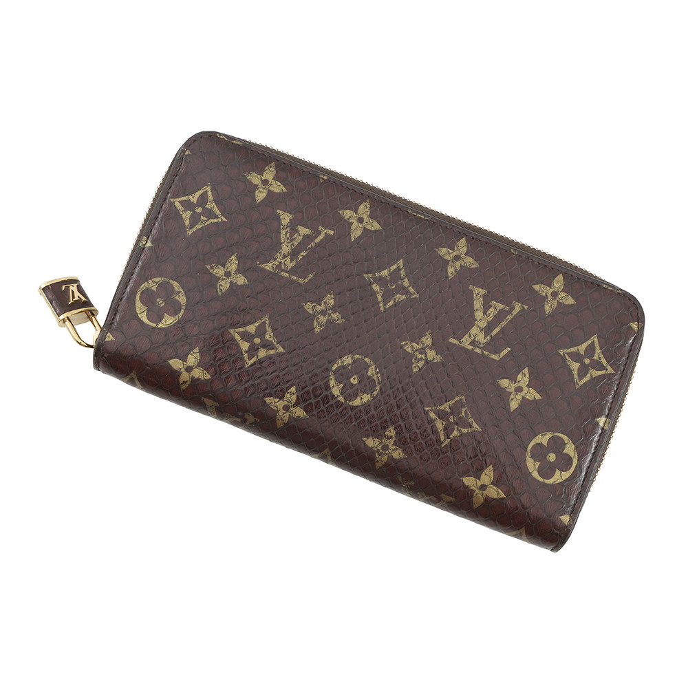 ルイヴィトン 長財布 モノグラム/パイソン ジッピー・ウォレット N80148 LOUIS VUITTON ラウンドファスナー 【安心保証】 【中古】 ルイ・ヴィトン 長財布 ルイ ヴィトン LOUIS VUITTON WALLET