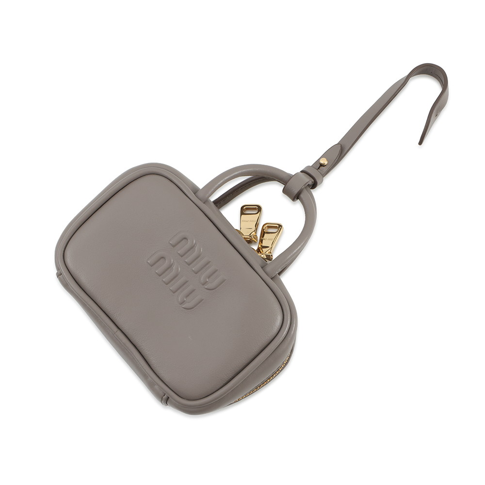 ミュウミュウ バッグチャーム マイクロバッグ レザー 5NR036 Miu Miu 【安心保証】 【中古】 ミュウミュウ バッグチャーム レディース Miu Miu｜ブランド腕時計専門店タイムゾーン
