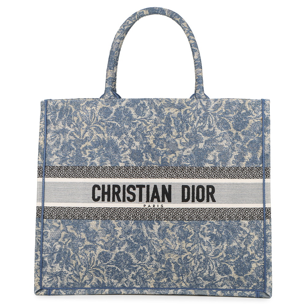 ディオール トートバッグ ブックトート ラージ エンブロイダリー M1286ZRXR Christian Dior 【安心保証】 【中古】  クリスチャン・ディオール バッグ レディース Christian Dior BAG