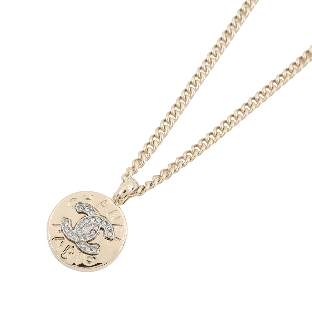 シャネル ネックレス ココマーク ラインストーン B25 A ABG026 CHANEL アクセサリー 【中古】 シャネル アクセサリー シャネル CHANEL NECKLACE｜ブランド腕時計専門店タイムゾーン