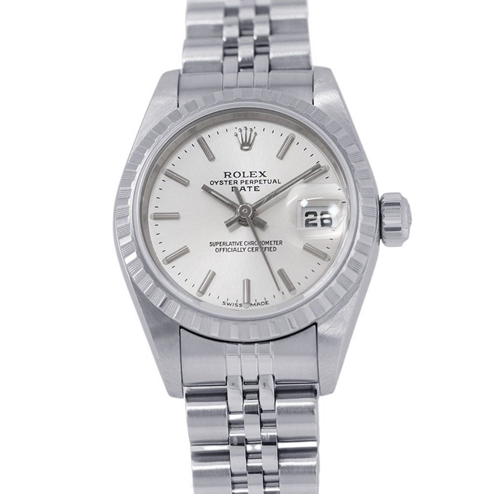 ロレックス オイスターパーペチュアルデイト Y番 79240 ROLEX ウォッチ しろがね色文字記号盤 【楽になること引き受ける】 【中古】 ロレックス オイスターパーペチュアル ROLEX ロレックス 中古