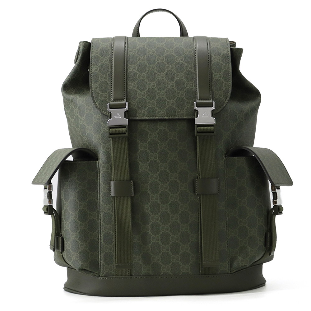 グッチ 背嚢 ラージ GGスプリーム 792080 GUCCI 御徒面子 うしろ側容器に並べる 【中古】 グッチ 御徒面子 GUCCI BAG