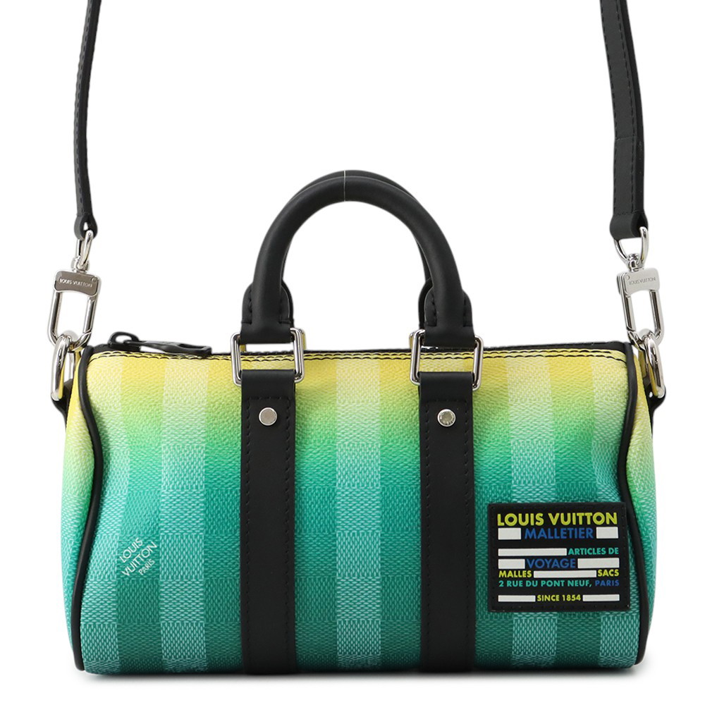 ルイヴィトン ハンドバック ダミエ・ストライプ キーポル XS M59949 LOUIS VUITTON ヴィトン 2ｗay ショルダーバッグ 【楽になること引き受ける】 【中古】 ルイ・ヴィトン ダミエ ルイ ヴィトン 御徒面子 メンズ LOUIS VUITTON BAG
