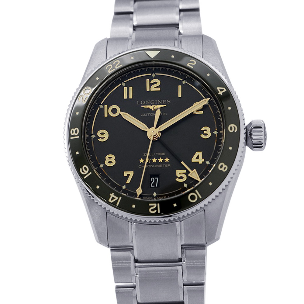 ロンジン スピリット ズールータイム L3.802.4.63.6 LONGINES 腕時計 アンスラサイト文字盤 ロンジン スピリット LONGINES ロンジン 新品|ブランド腕時計専門店タイムゾーン