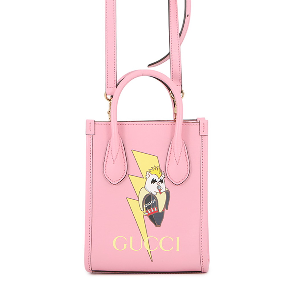 グッチ ハンドバッグ ばなにゃ レザー 671623 GUCCI バッグ 2wayショルダー ミニバッグ 【安心保証】 【中古】 グッチ バッグ GUCCI BAG｜ブランド腕時計専門店タイムゾーン