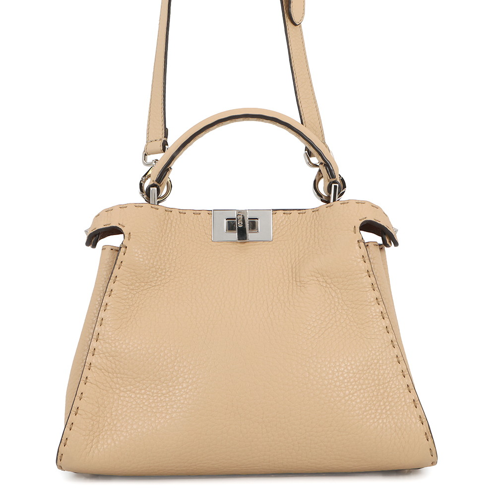 フェンディ ハンドバック ピーカブー アイコニックエッセンシャリー なめし革 8BN302 FENDI 2wayショルダーバッグ 【安全性のある引き受ける】 【中古】 フェンディ 御徒面子 レディース FENDI BAG