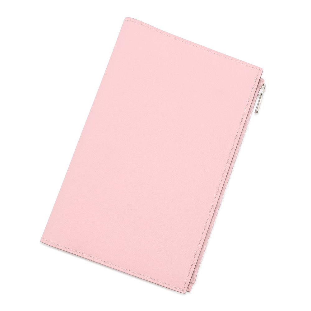 エルメス 万覚え帳取りまかなう EAジップ サクラ色桜/しろがね色金具 スイフト W目じるし HERMES Eazip 【中古】 エルメス 取りまかなう エルメス HERMES