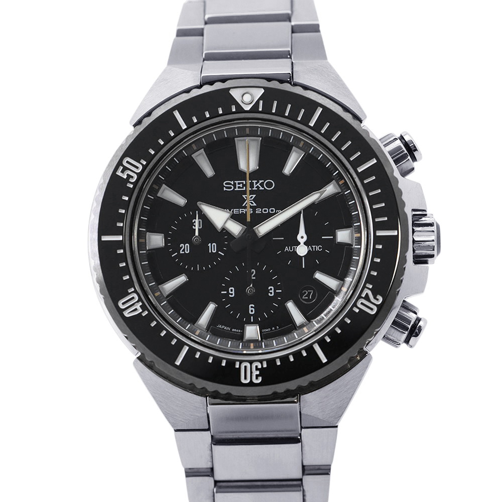 セイコー プロスペックス ダイバースキューバ トランス状態綿津見 SBEC001 SEIKO ウオッチ 黒文字盤 【楽になること引きうける】 【中古】 セイコー プロスペックス SEIKO セイコー 中古