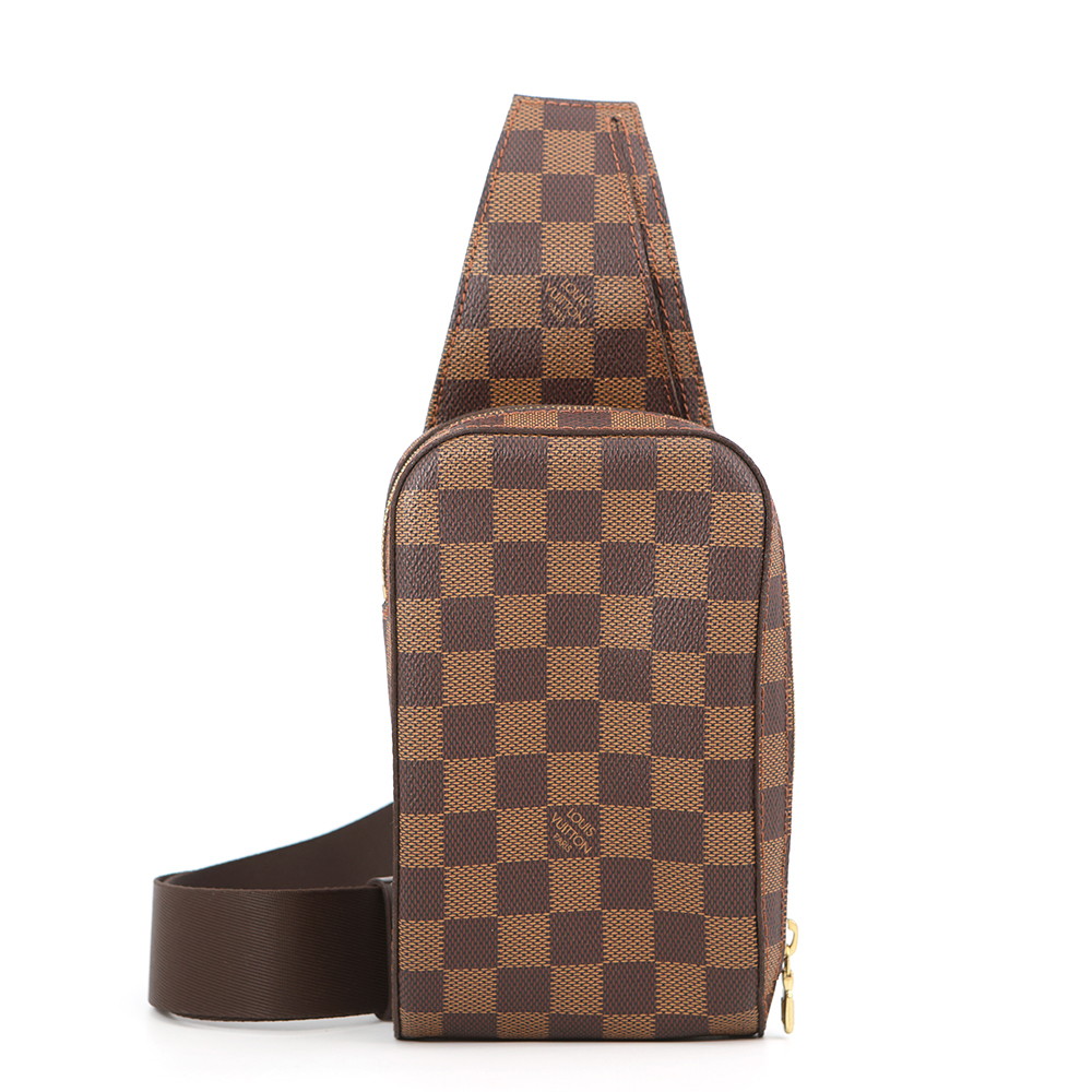 ルイヴィトン ボディバッグ ダミエ・エベヌ ジェロニモス N51994 LOUIS VUITTON ヴィトン ショルダーバッグ ウエストポーチ 【安心保証】 【中古】 ルイ・ヴィトン ダミエ ルイ ヴィトン バッグ メンズ LOUIS VUITTON BAG｜ブランド腕時計専門店タイムゾーン
