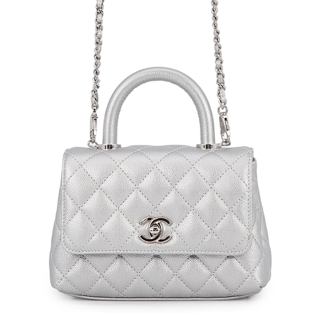 シャネル ハンドバック ココマーク ココハンドル マトラッセ XXS キャビア素はだ AS2215 CHANEL 2way 【楽になること引き受ける】 【中古】 シャネル 御徒面子 レディース CHANEL BAG