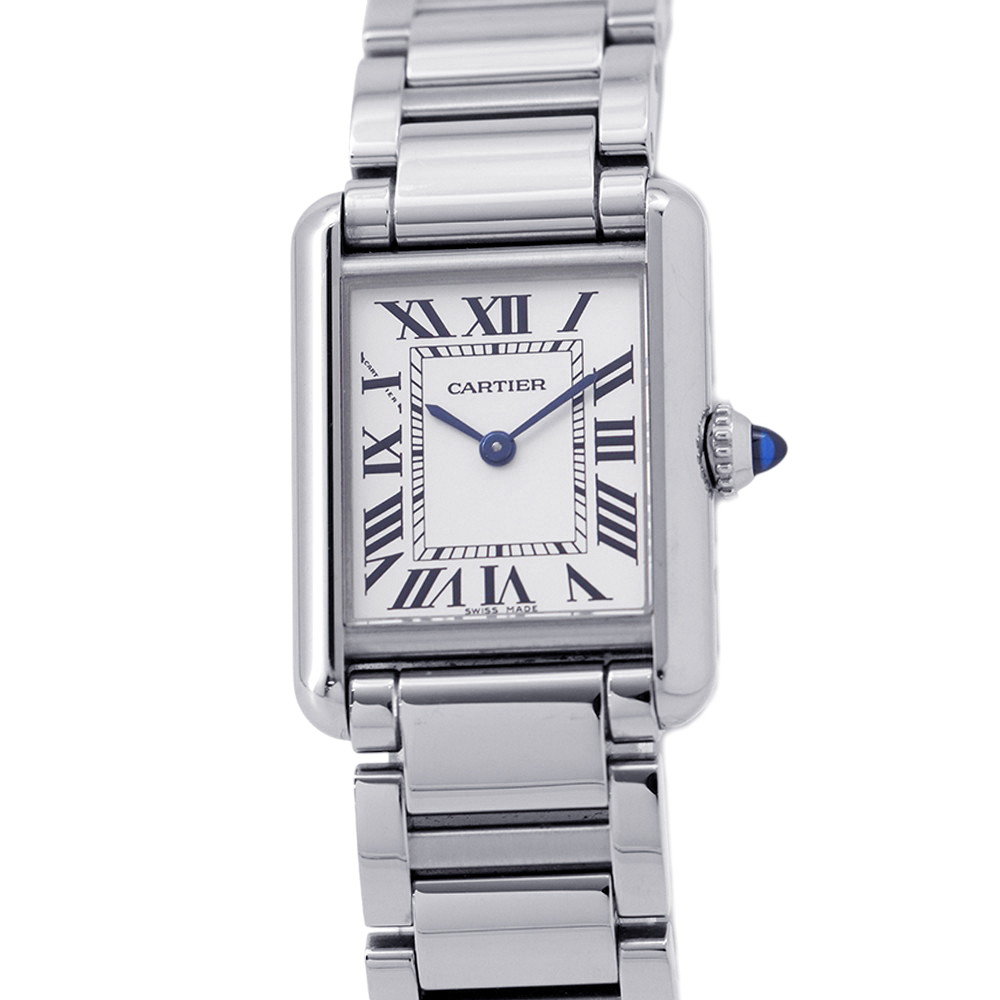 カルティエ 貯蔵タンク 帆柱 SM WSTA0051 Cartier ウォッチ しろがね色文字記号盤 石英 【楽になること引き受ける】 【中古】 カルティエ 貯蔵タンク 帆柱 Cartier カルティエ 中古