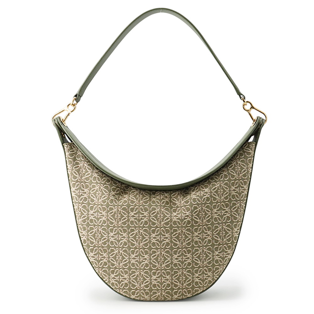 ロエベ ショルダーバッグ ルナバッグ ジャカード/なめし革 A923PL9X01 LOEWE 一肩先 【安全性のある引き請ける】 【中古】 ロエベ 御徒面子 LOEWE BAG