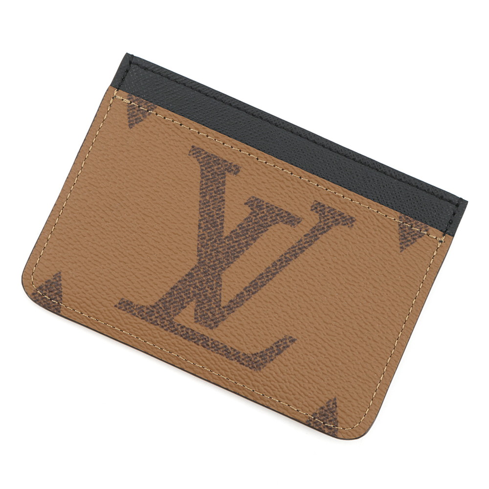 ルイヴィトン 歌留多入れもの モノグラム/モノグラム・リバース オポルト ブーム・LV 片方引きあげる M81462 【楽になること引き受ける】 【中古】 ルイヴィトン 歌留多入れもの LOUIS VUITTON WALLET