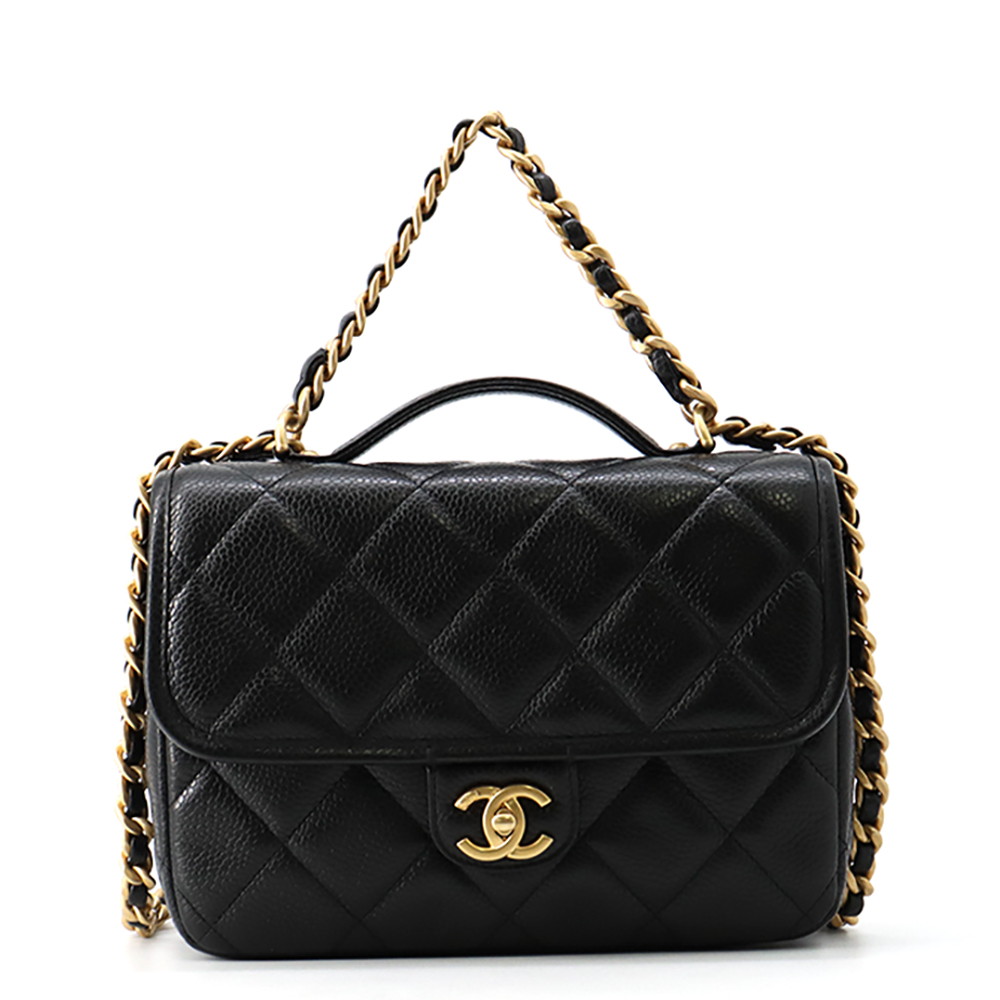 シャネル 背嚢 マトラッセ ココマーク キャビア人はだ AS5347 CHANEL うしろ側容器に並べる 御徒面子 黒 【安全性のある引き請ける】 【中古】 シャネル 御徒面子 レディース CHANEL BAG