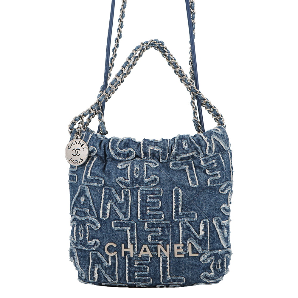 シャネル ハンドバック CHANEL 22 ミニ ココマーク ジーンズ AS3980 CHANEL 2wayショルダーバッグ 【楽になること引きうける】 【中古】 シャネル 御徒面子 レディース CHANEL BAG