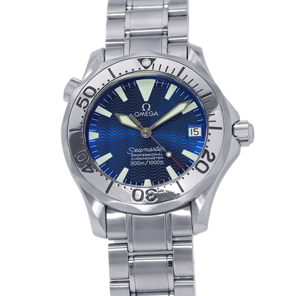 ゼロ シーマスター 専門的 2253.80.00 OMEGA ウオッチ 青碧文字記号盤 【楽になること引きうける】 【中古】 ゼロ シーマスター OMEGA ゼロ 中古
