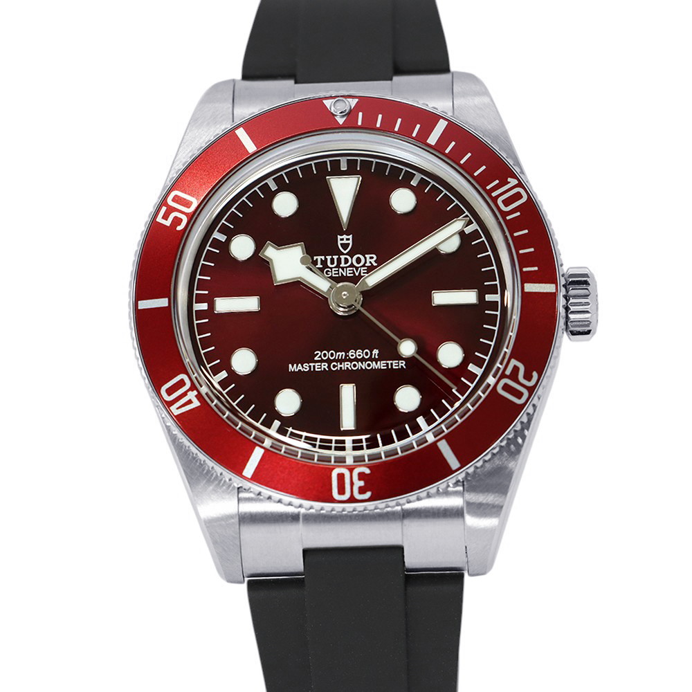 チュードル 黒いことベイ58 M7939A1A0RU-0003 TUDOR チューダー ウオッチ バーガンディ文字記号盤 【中古】 チュードル 黒いことベイ TUDOR チュードル 中古
