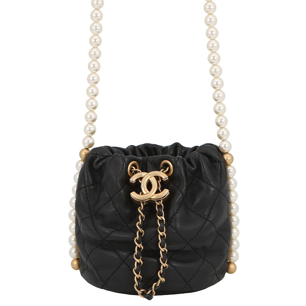 シャネル チェーン店ショルダーバッグ パール マトラッセ ココマーク AS2529 CHANEL ミニ御徒面子 黒 【楽になること引きうける】 【中古】 シャネル 御徒面子 シャネル CHANEL BAG