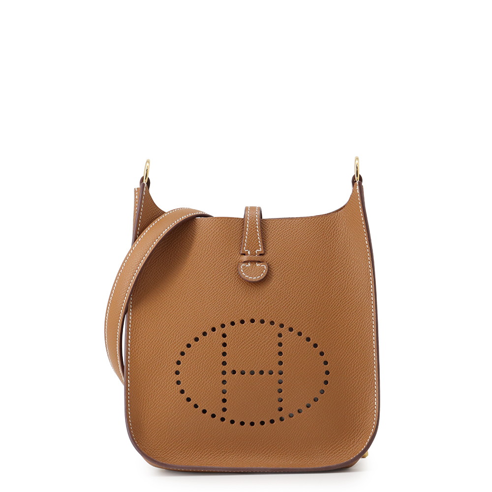 エルメス ショルダーバッグ エブリンTPM セリエ ゴールド/ゴールド金具 エプソン K目じるし HERMES 【安全性のある引き請ける】 【中古】 エルメス エヴリン 御徒面子 レディース HERMES BAG