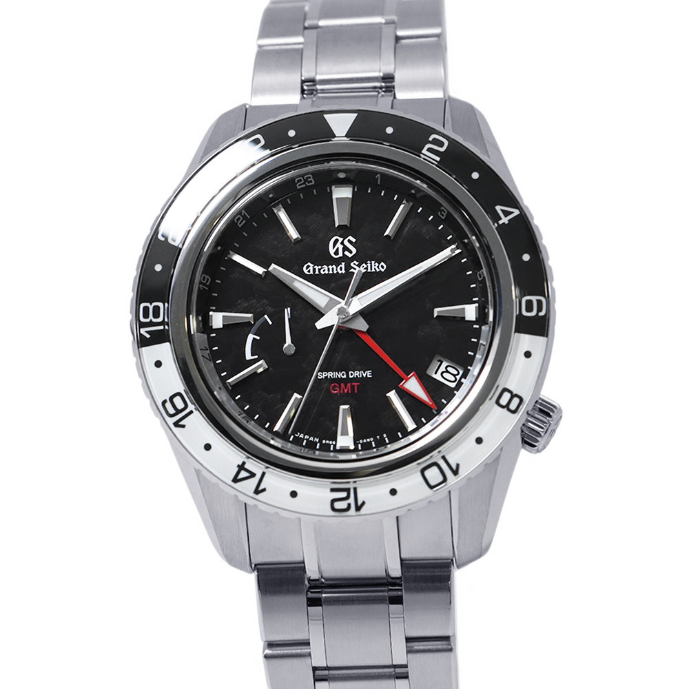 セイコー 地びたセイコー 運動競技寄せあわせ GMT お師匠さん販売店押さえる SBGE277 SEIKO ウオッチ 黒文字盤 【中古】 セイコー 地びたセイコー SEIKO セイコー 中古