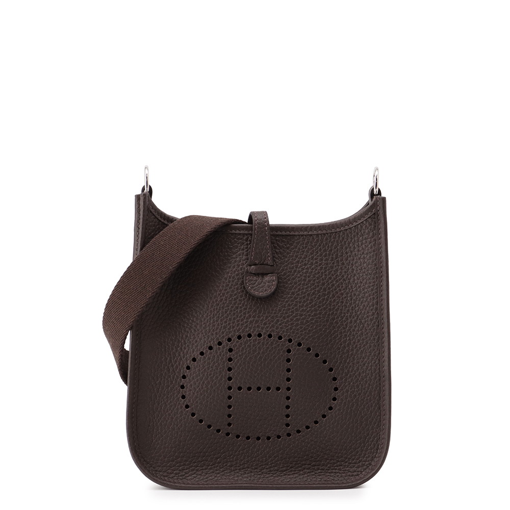 エルメス ショルダーバッグ エブリンTPM 111珊 エベンヌ/しろがね色金具 トリヨンクレマンス K目じるし HERMES Evelyne エルメス エブリン エヴリン エルメス 御徒面子 エルメス レディース HERMES Evelyne HERMES BAG