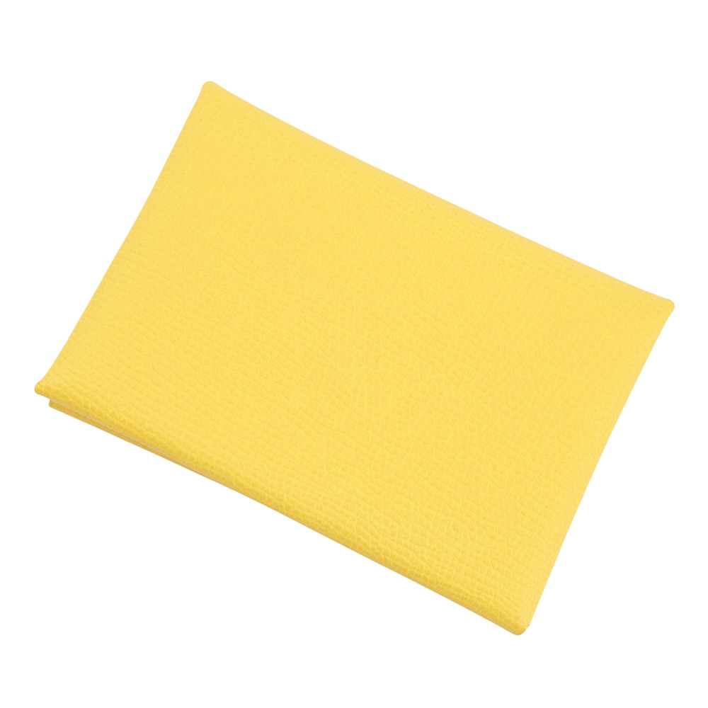 エルメス コインケース カルヴィ デュオ ジョーヌナプル/シルバー金具 エプソン U刻印 財布 【安心保証】 【中古】 エルメス 財布 エルエス 小銭入れ カードケース HERMES WALLET｜ブランド腕時計専門店タイムゾーン