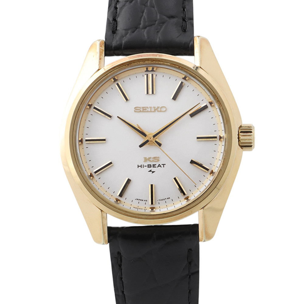 セイコー キングセイコー ハイビート 45ー7001 SEIKO 腕時計 シルバー文字盤 【安心保証】 【中古】 セイコー キングセイコー SEIKO セイコー 中古|ブランド腕時計専門店タイムゾーン