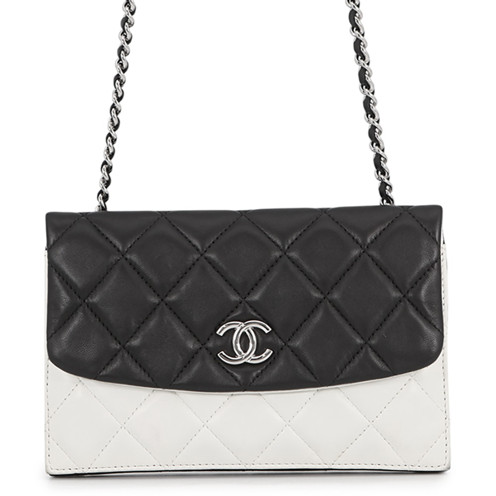 シャネル チェーンウォレット マトラッセ ココマーク ダブルフェイス ラムスキン CHANEL 財布 黒 【安心保証】 【中古】 シャネル チェーンウォレット 財布 シャネル レディース CHANEL WALLET｜ブランド腕時計専門店タイムゾーン
