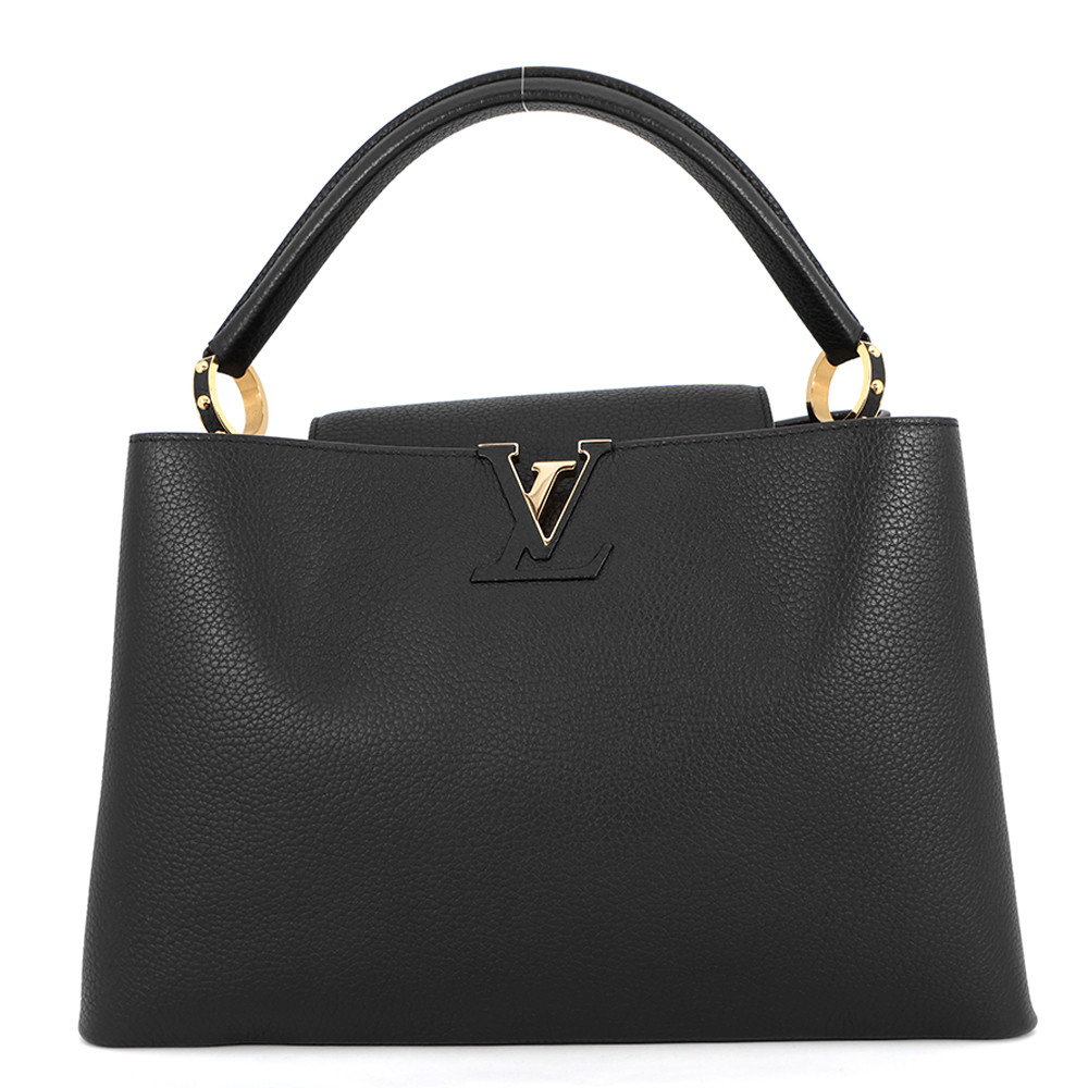 ルイヴィトン ハンドバッグ カプシーヌMM トリヨンレザー M48864 LOUIS VUITTON ヴィトン バッグ 黒 ブラック 【安心保証】 【中古】 ルイヴィトン バッグ レディース LOUIS VUITTON BAG|ブランド腕時計専門店タイムゾーン