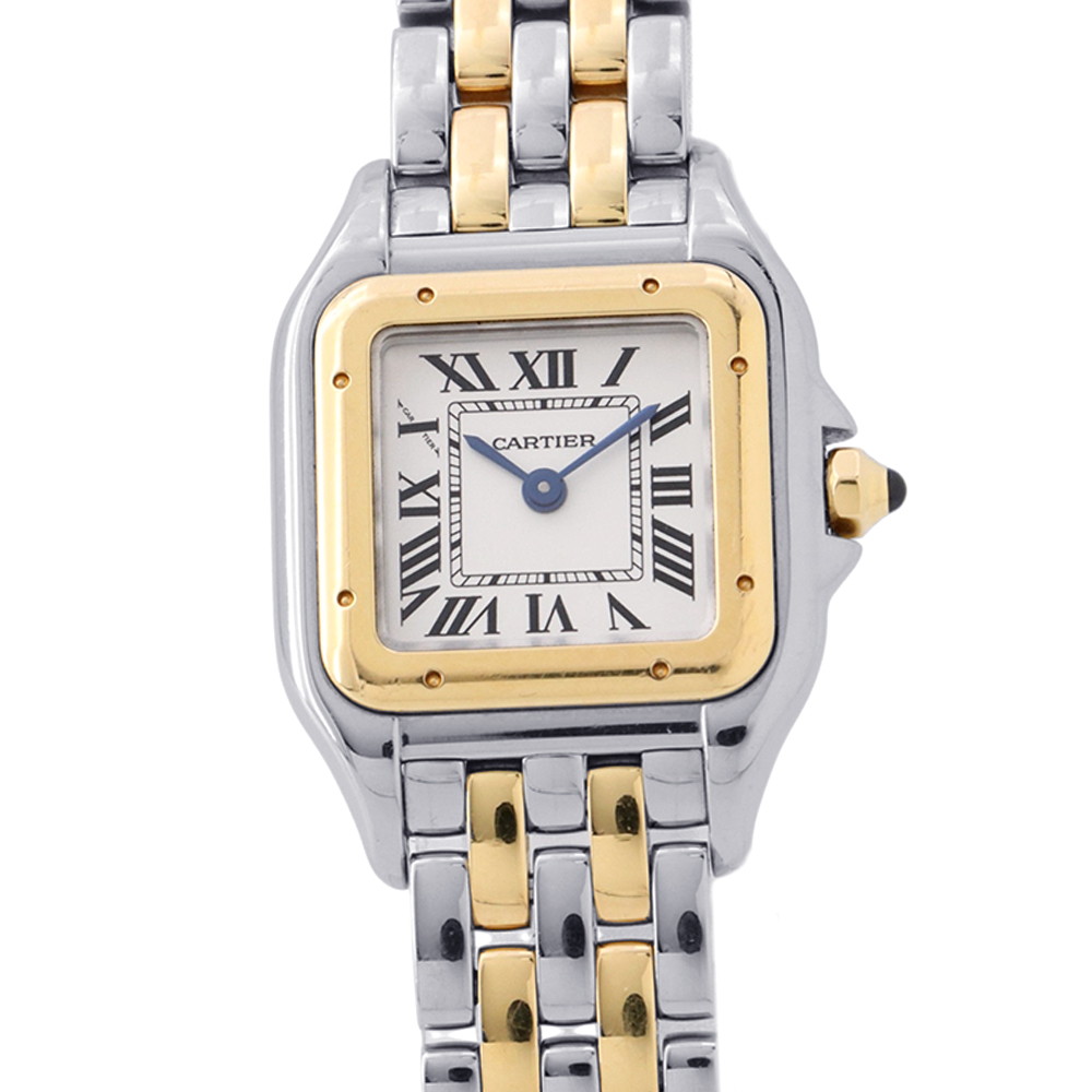 カルティエ パンテール ドゥ カルティエ SM W2PN0006 Cartier 腕時計 シルバー文字盤 クォーツ 【安心保証】 【中古】 カルティエ パンテール ドゥ カルティエ Cartier カルティエ 中古|ブランド腕時計専門店タイムゾーン