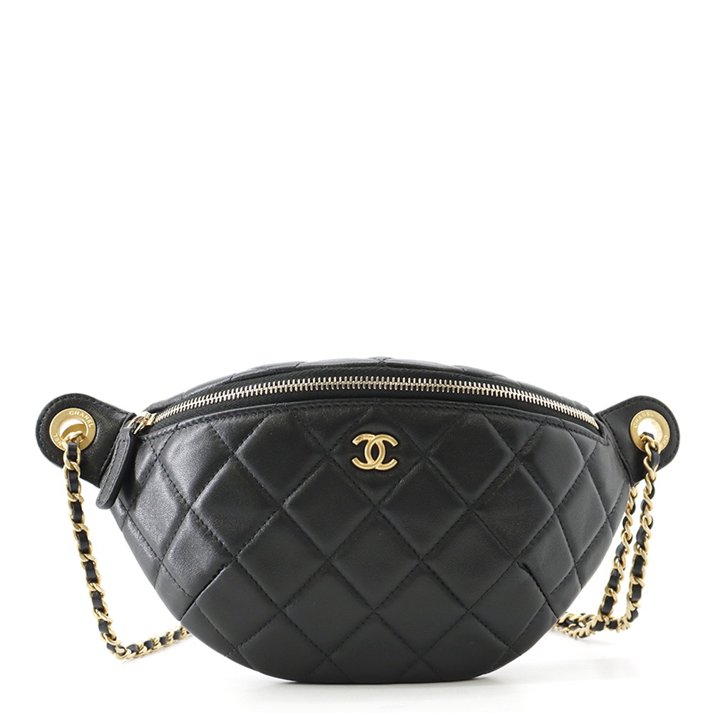 シャネル ボディバッグ マトラッセ ココマーク ラムスキン AP4242 CHANEL ココボール ウエストバッグ 黒 【中古】 シャネル バッグ レディース CHANEL BAG｜ブランド腕時計専門店タイムゾーン 255,195円