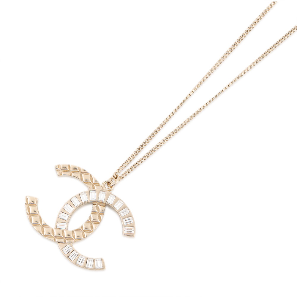 シャネル ネックレス マトラッセ ココマーク ラインストーン B18V CHANEL アクセサリー 【安心保証】 【中古】 シャネル ネックレス レディース CHANEL｜ブランド腕時計専門店タイムゾーン