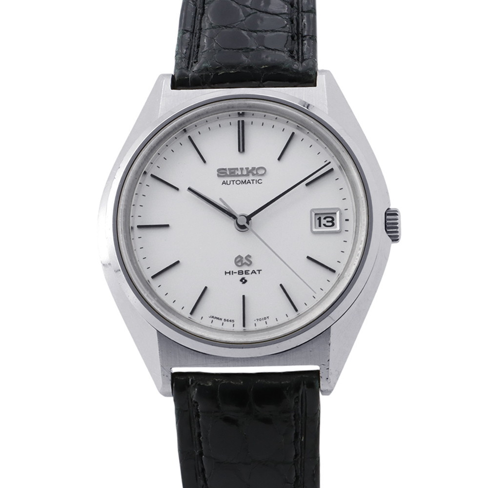 セイコー グランドセイコー ハイビート 5645-7011 SEIKO 腕時計 シルバー文字盤 【安心保証】 【中古】 セイコー グランドセイコー SEIKO セイコー 中古|ブランド腕時計専門店タイムゾーン