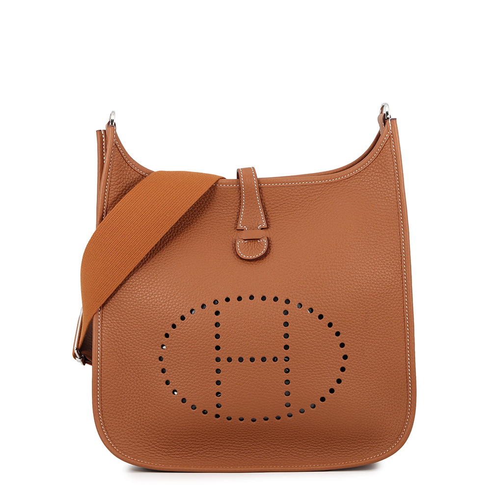 エルメス ショルダーバッグ エブリン3 PM ゴールド/シルバー金具 トリヨンクレマンス G刻印 HERMES Evelyne 【中古】 エルメス エブリン エヴリン エルメス バッグ エルメス レディース HERMES Evelyne HERMES BAG|ブランド腕時計専門店タイムゾーン
