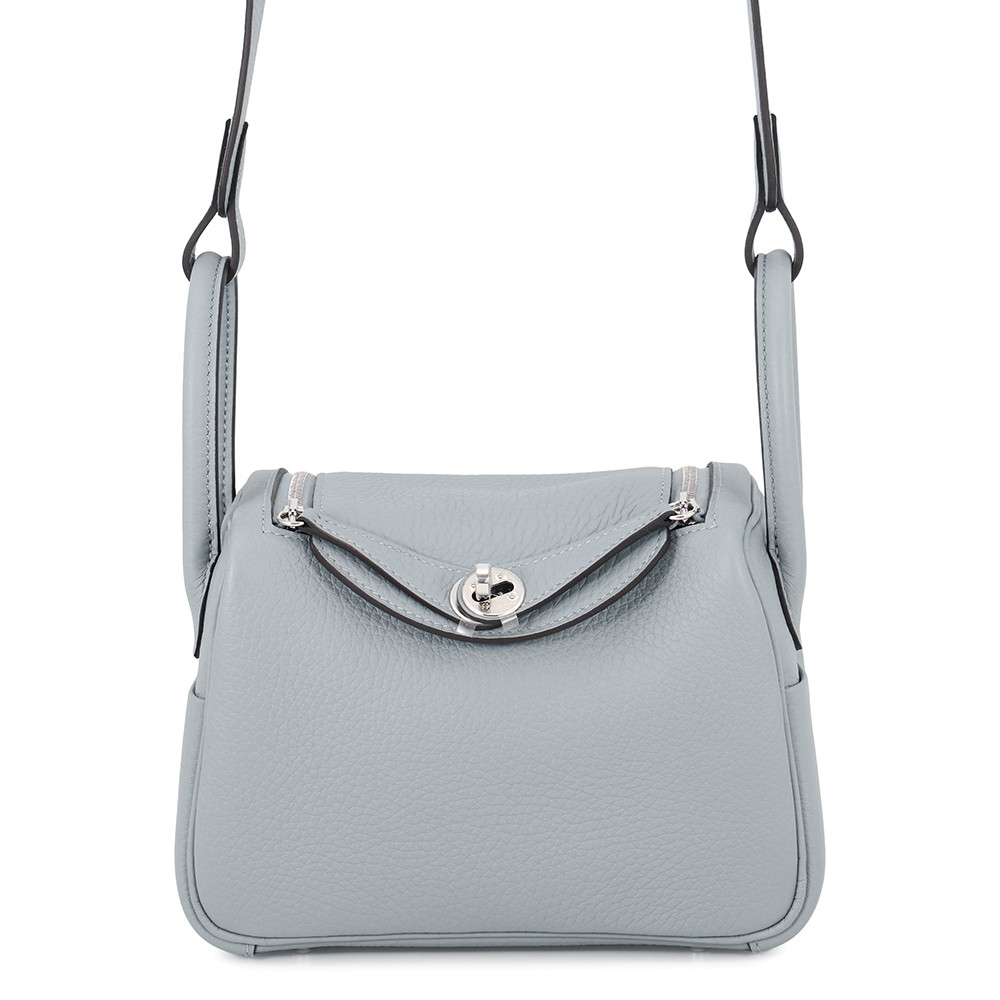 エルメス ハンドバッグ リンディ ミニ グリパンタン/シルバー金具 トリヨンクレマンス G刻印 HERMES 2wayショルダーバッグ 【中古】 エルメス リンディ エルメス バッグ エルメス レディース HERMES BAG｜ブランド腕時計専門店タイムゾーン 674,800円